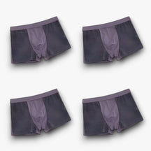 Men's Boxer Briefs : Broek Heren Zwart - Klassieke Boxerbroek - Herenboxerstijl voor een Moeiteloze Aantrekkingskracht (4+4 Gratis) in 4 grijs van Pantino