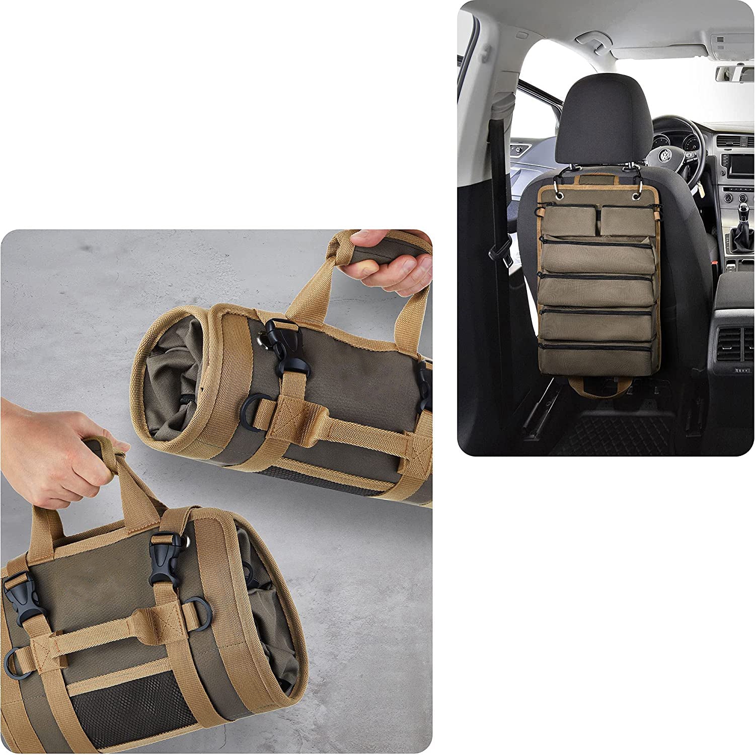 Tool Bag : ProFlex Multifunctionele Tool Tas - Militair Groen in van Pantino