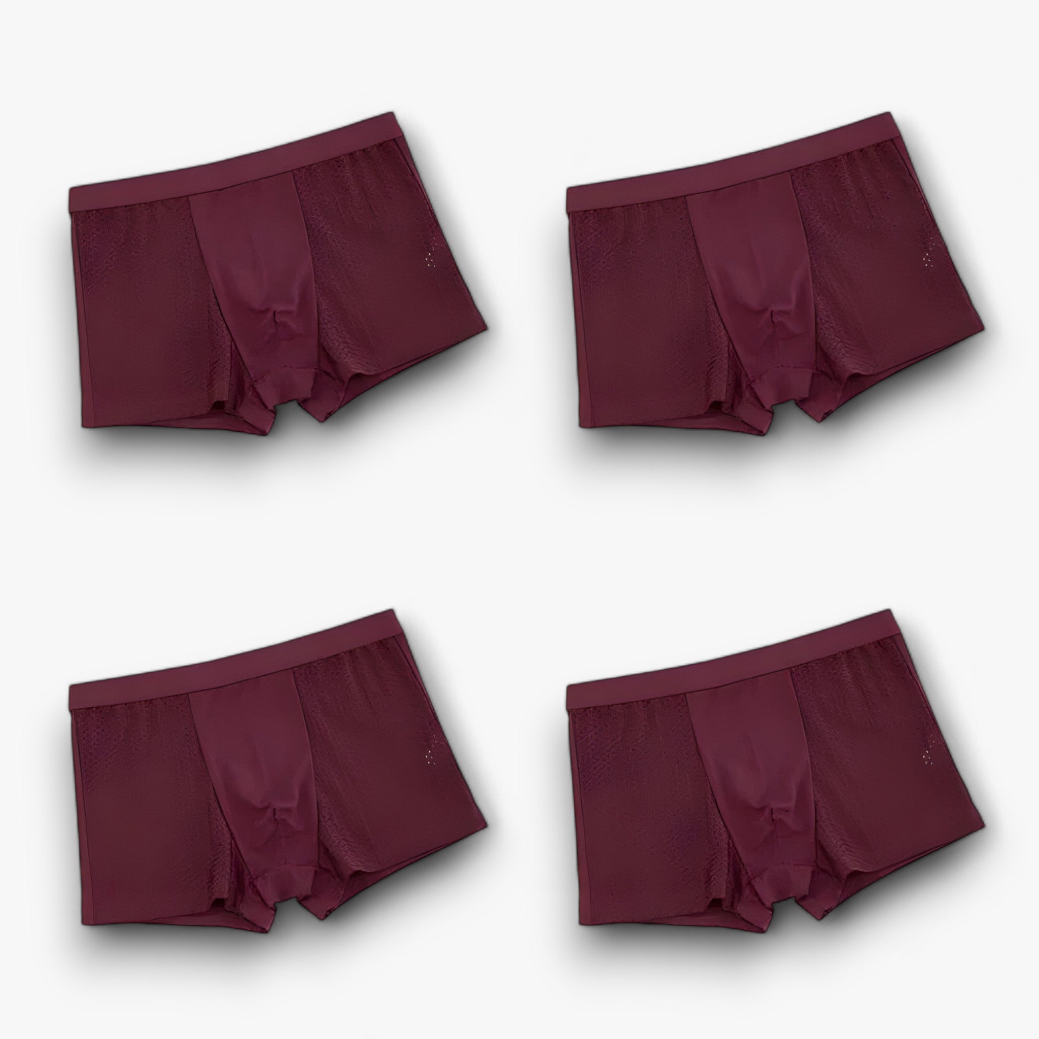 Men's Boxer Briefs : Broek Heren Zwart - Klassieke Boxerbroek - Herenboxerstijl voor een Moeiteloze Aantrekkingskracht (4+4 Gratis) in 4 paars van Pantino