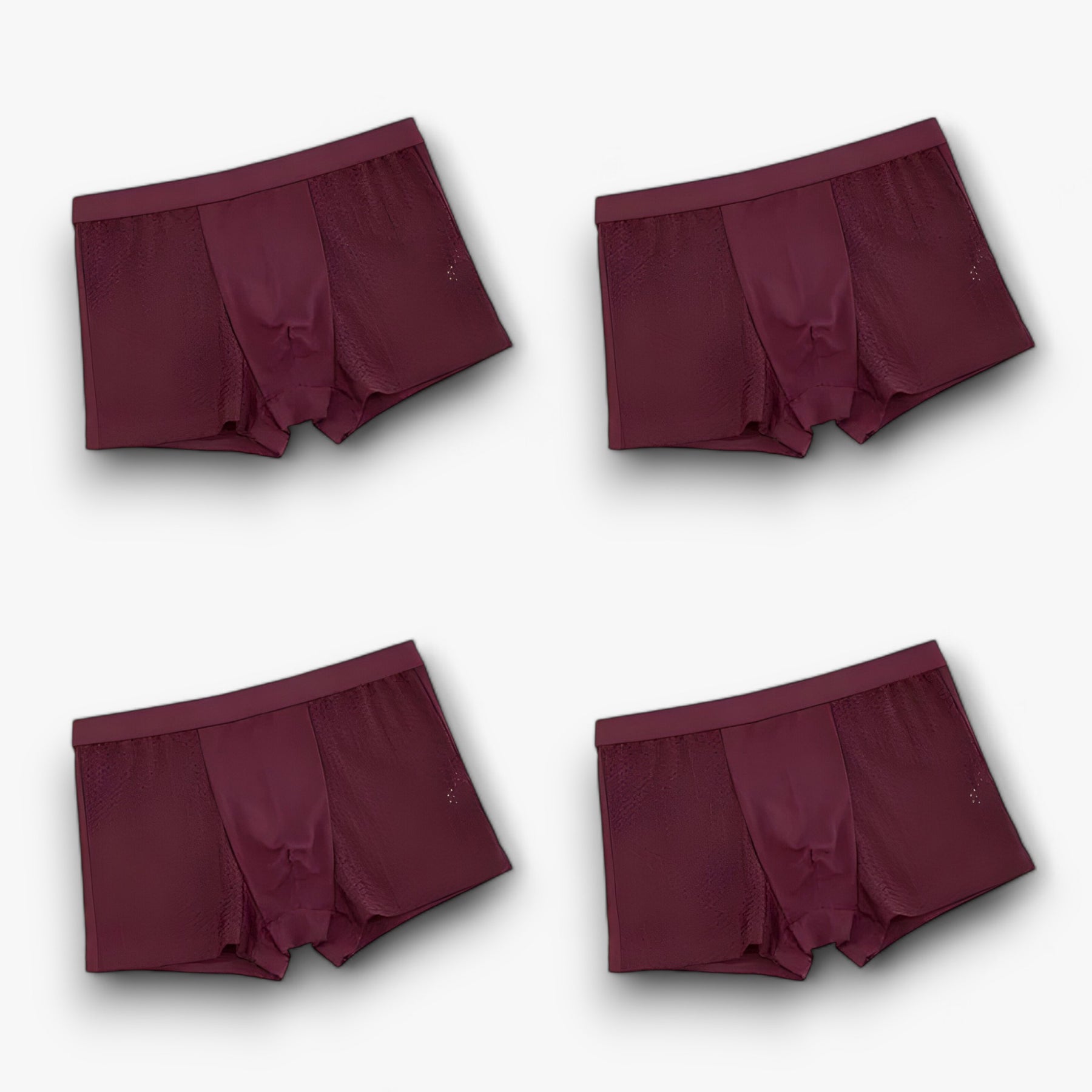 Men's Boxer Briefs : Broek Heren Zwart - Klassieke Boxerbroek - Herenboxerstijl voor een Moeiteloze Aantrekkingskracht (4+4 Gratis) in 4 paars van Pantino