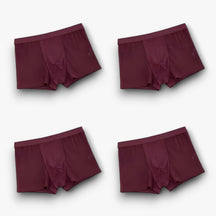 Men's Boxer Briefs : Broek Heren Zwart - Klassieke Boxerbroek - Herenboxerstijl voor een Moeiteloze Aantrekkingskracht (4+4 Gratis) in 4 paars van Pantino