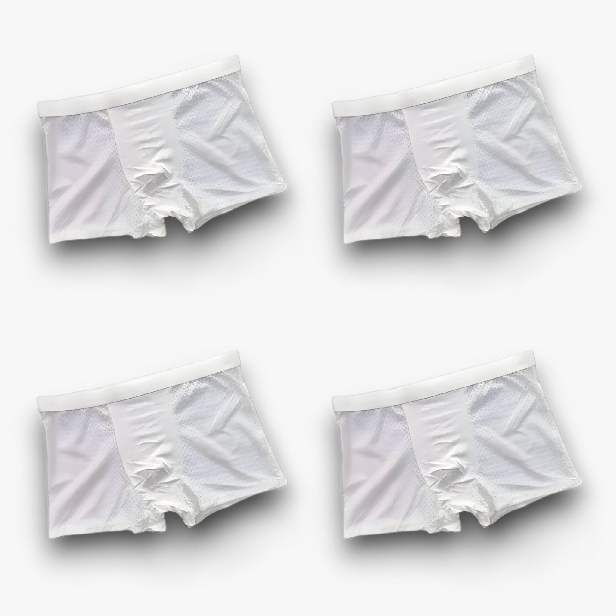 Men's Boxer Briefs : Broek Heren Zwart - Klassieke Boxerbroek - Herenboxerstijl voor een Moeiteloze Aantrekkingskracht (4+4 Gratis) in 4 wit van Pantino