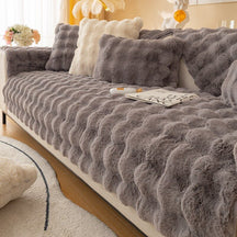 home & garden : Zachte Bankhoes - Meubels Bescherming Stijlvol Design - Polyester in Grijs van Pantino