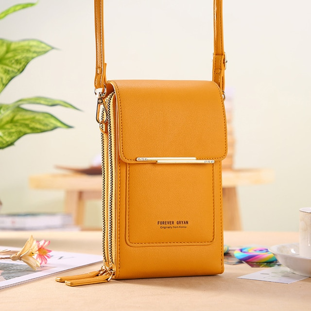 bags : Anti-Diefstal Handtas Dames Oranje - Verborgen Vakken Veilig - Nylon in Oranje van Pantino