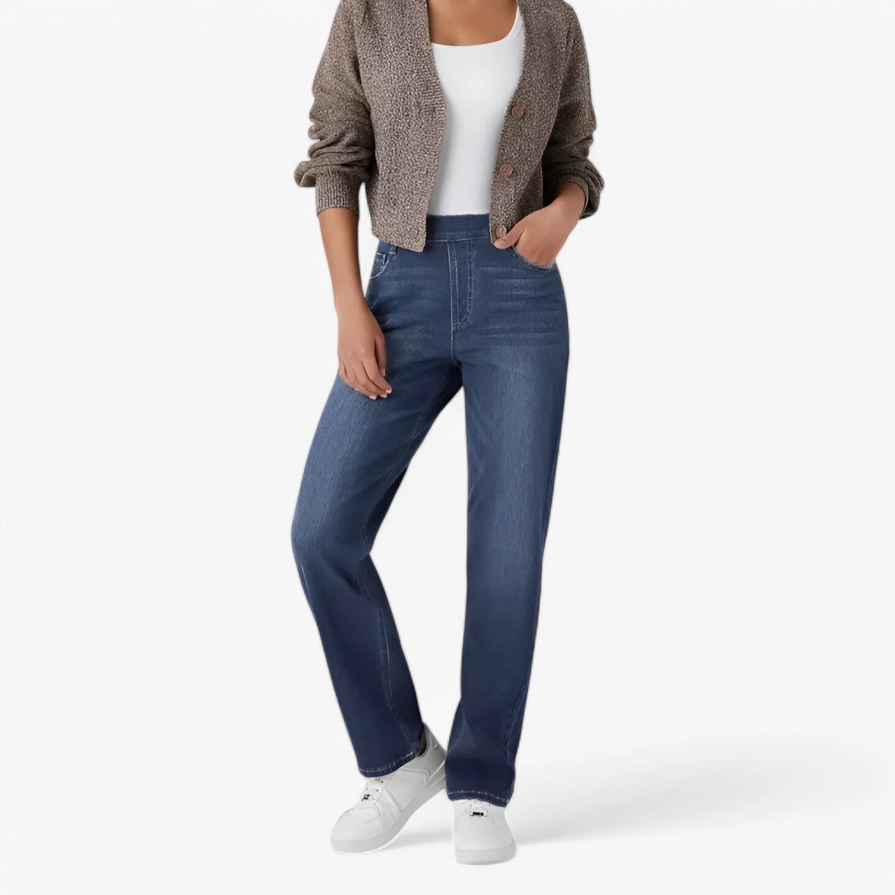 Hoge taille broek - Elastisch en Comfortabel Heren