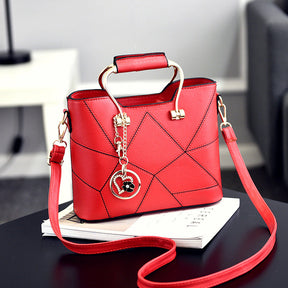 bags : Elegante Stijlvolle Sieradenset Dames - Goud Ketting Oorbellen in Red van Pantino