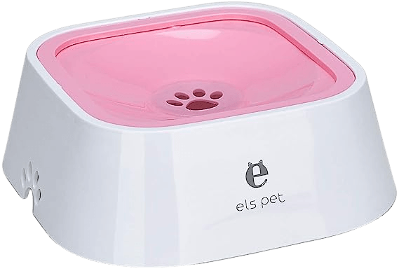 pets : Water Bowl Pro - Nooit Meer Geknoei van Je Huisdier - Roze in Roze van Pantino