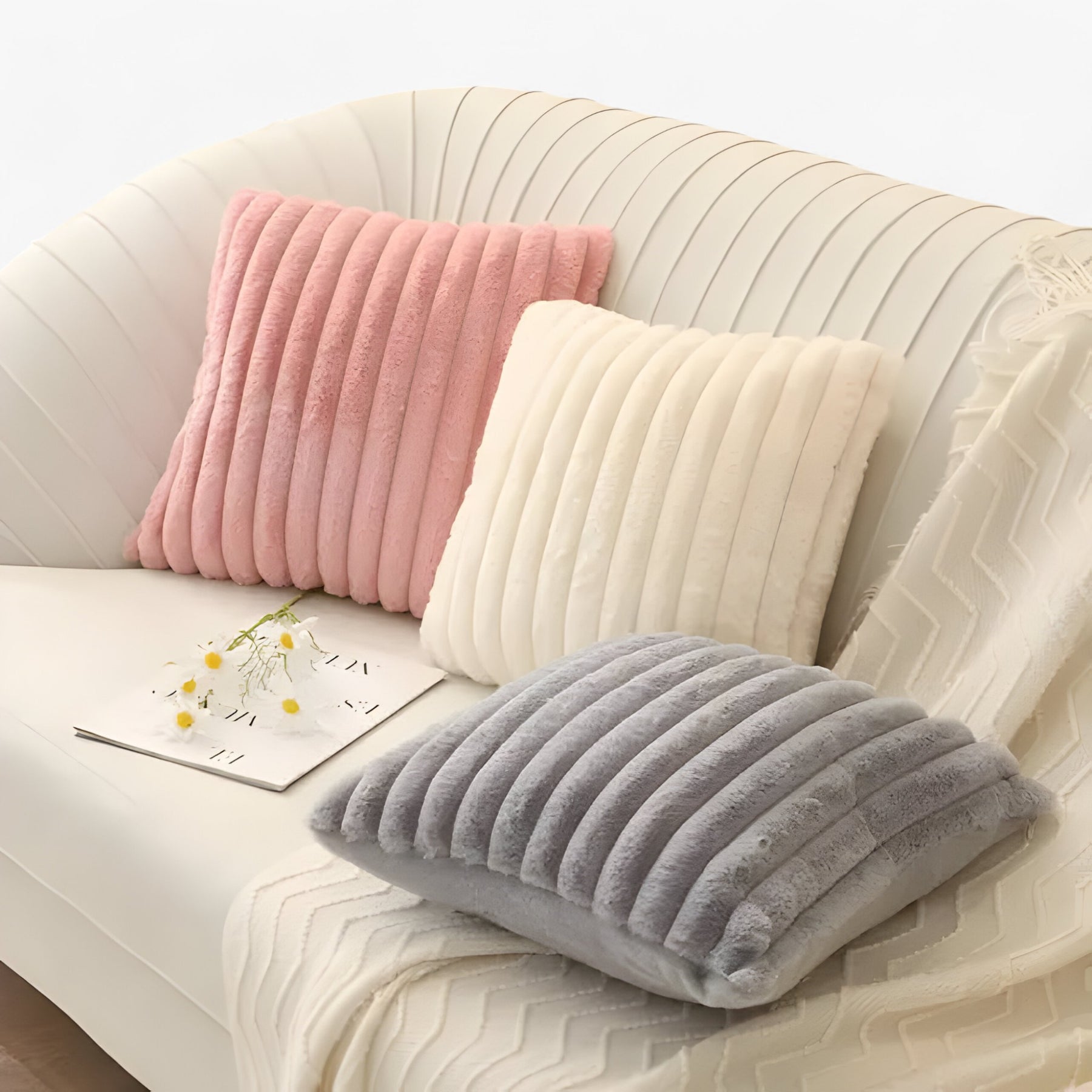 home & garden : Kussenhoes voor de Bank - Heerlijk Comfortabel en Stijlvol - Grijs in van Pantino