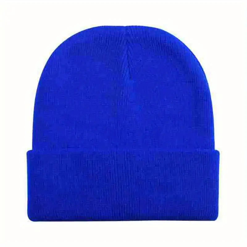 Beanie : Thermische Muts Wol - Extra Warme Winter Isolatie - Wol in Blauw van Pantino