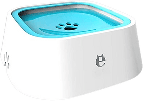pets : Water Bowl Pro - Nooit Meer Geknoei van Je Huisdier - Roze in Blauw van Pantino