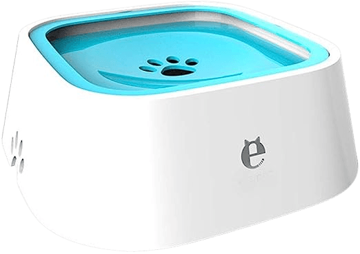 pets : Water Bowl Pro - Nooit Meer Geknoei van Je Huisdier - Roze in Blauw van Pantino
