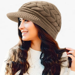 Beanie : Muts Dames Beige - Wintermuts voor in Bruin van Pantino