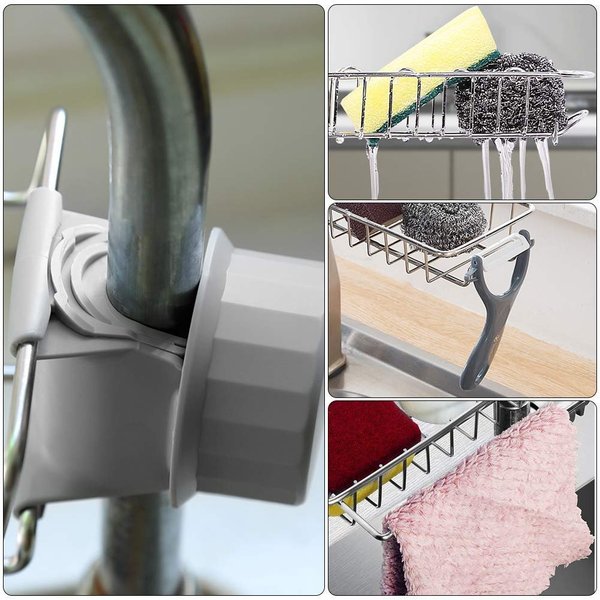 home & garden : Roestvrijstalen Kraanrek een Perfect Opbergaccessoire voor Uw Keuken in van Pantino