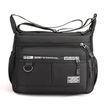 bags : Schoudertas Blauw - EasyCarry - Grote Capaciteit Crossbody in Zwart van Pantino