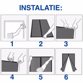 home & garden : Magnetische Hordeur Zwart 120x210cm - Vliegengordijn voor Deur, Insectenwering in van Pantino