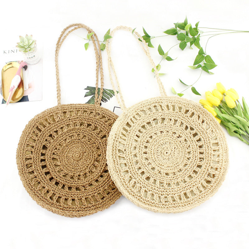 bags : Zachte Strandtas - Shore Chic - Lichtbruin in van Pantino
