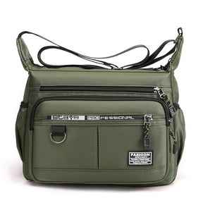 bags : Schoudertas Blauw - EasyCarry - Grote Capaciteit Crossbody in Grijs van Pantino