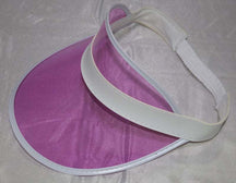 Hat : Hoed Transparant - Pvc Lege Hoge in Roze van Pantino