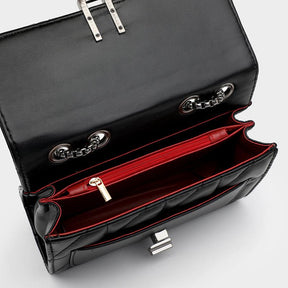 bags : Deborah Handbag Leer Zwart in van Pantino