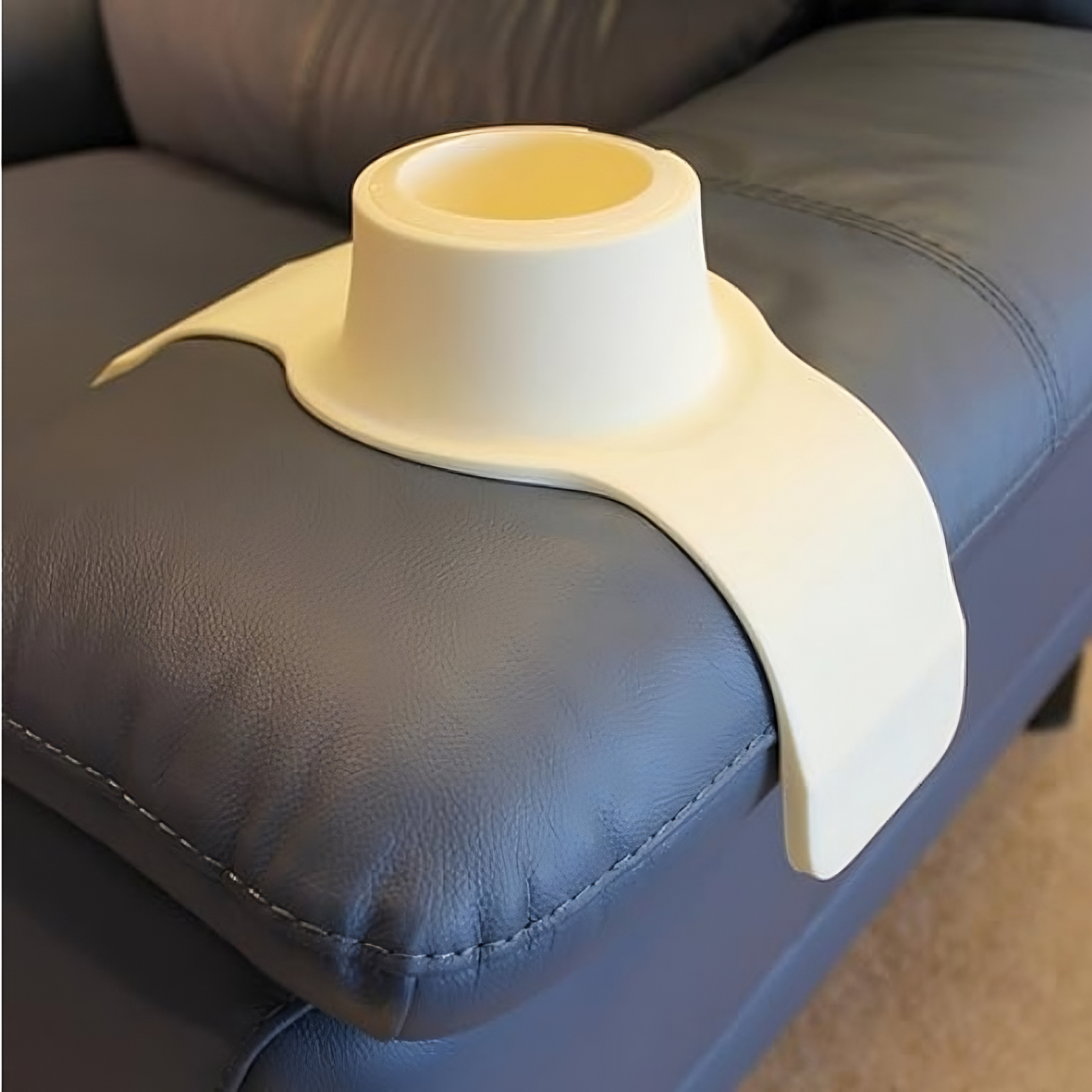 home & garden : Bekerhouder Bank Grijs - Praktisch Comfortabel Sofa - Kunststof in van Pantino