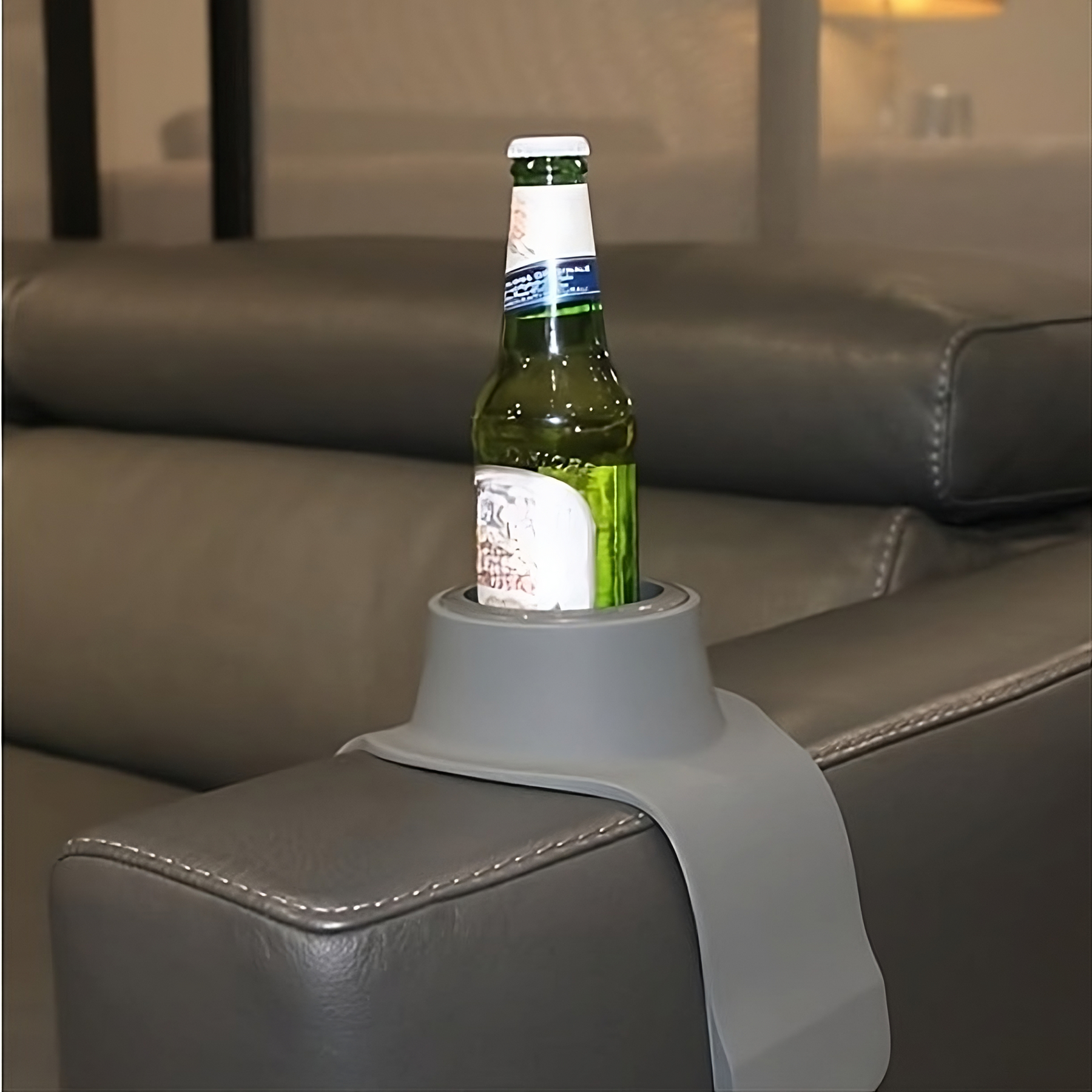 home & garden : Bekerhouder Bank Grijs - Praktisch Comfortabel Sofa - Kunststof in van Pantino