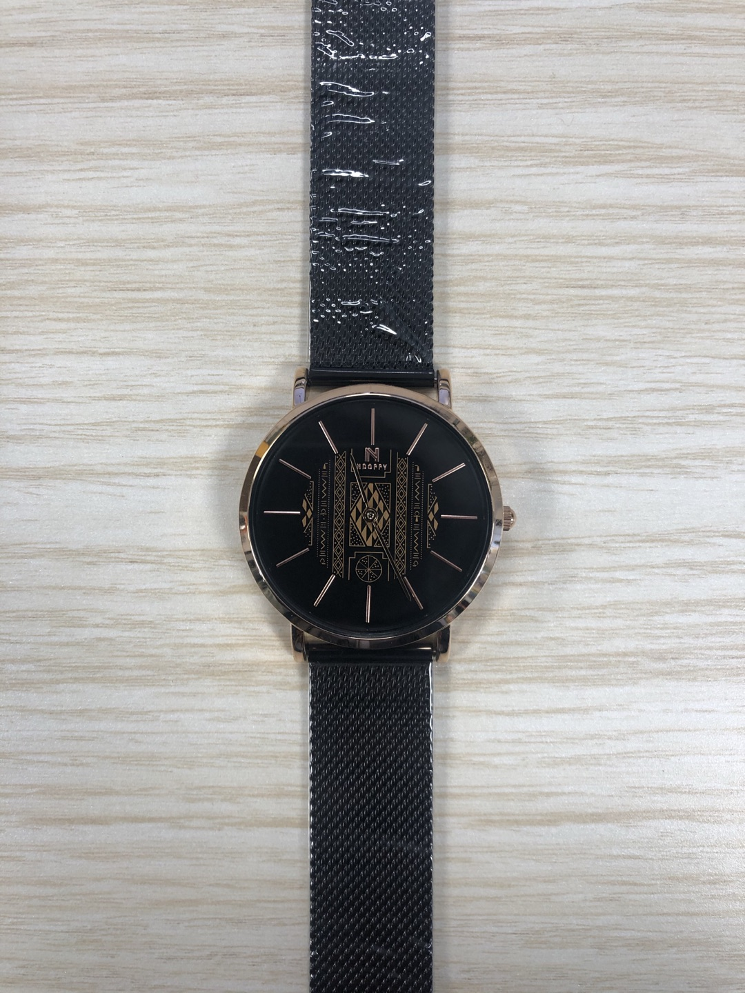 watches : Dameshorloge Hannah Martin Stile36 Zwart RVS 36mm - Elegant en Modern in van Pantino