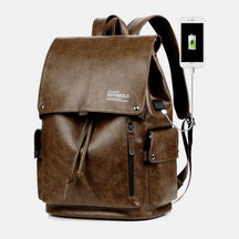 bags : Rugzak Heren Zwart - Waterdichte Herenrugzak met Opladen Via USB - Geschikt voor een Laptop van 13,3 Inch in Zwart van Pantino