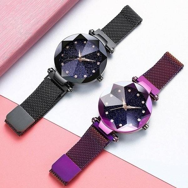 watches : CosmicWatch - Zwart - Horloge in van Pantino