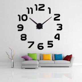 home & garden : 3D Wandklok Acryl - Modern design voor woonkamer - Groot, elegant en stil in van Pantino