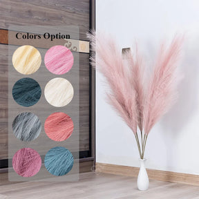 home & garden : Pluizige Pampas Kunstbloemen Beige - Sfeervolle Woonkamer Decoratie - Synthetisch in van Pantino