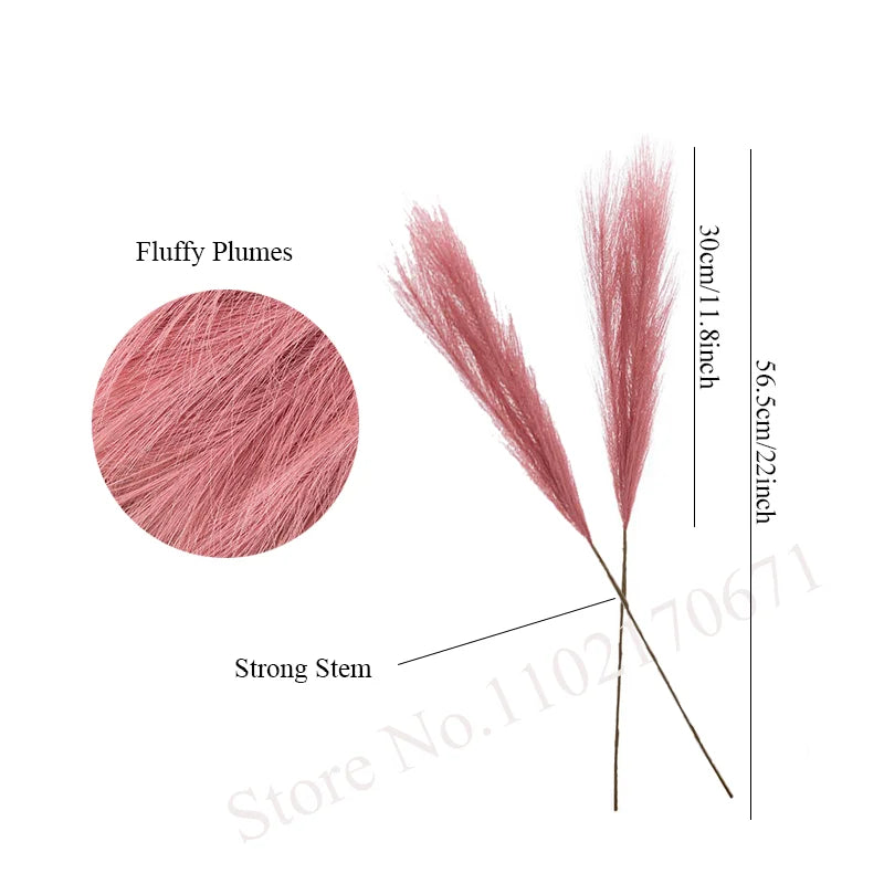 home & garden : Pluizige Pampas Kunstbloemen Beige - Sfeervolle Woonkamer Decoratie - Synthetisch in van Pantino