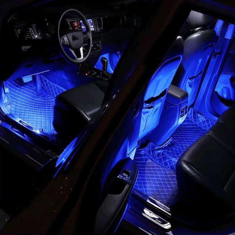 gadgets : LED Sfeerverlichting Auto - USB Voetenruimte Ambient - LED in van Pantino