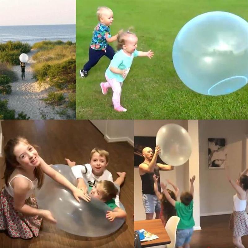 outdoor equipment : Scheurbestendige Opblaasbare Bubble Ball - Langdurig Plezier voor Alle Leeftijden - Roze in van Pantino