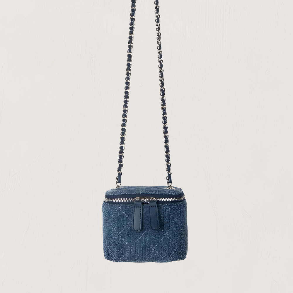 Handbags : Celeste Denim Schoudertas PM Dames - Denim Blauw in van Pantino