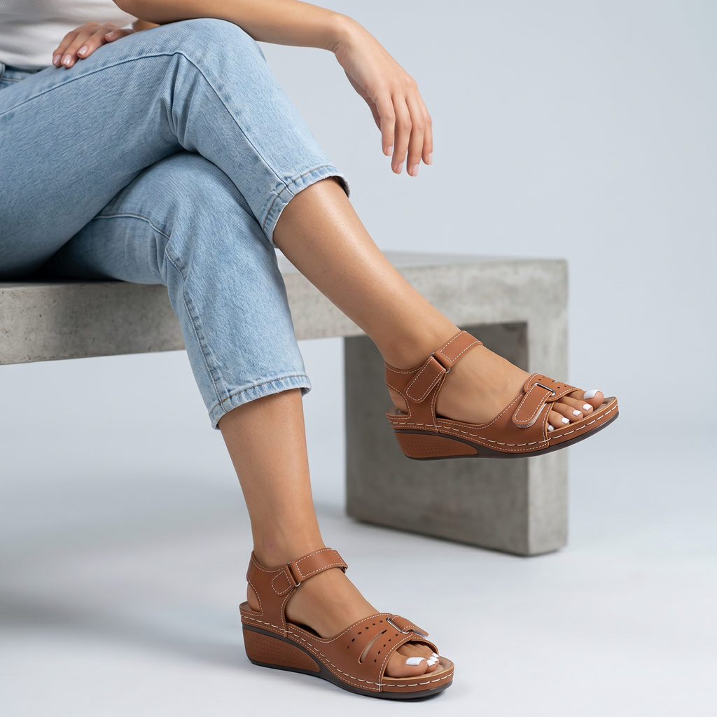 : Dames Orthopedische Comfort Sandalen - Stevige Voetondersteuning in van Pantinoshop