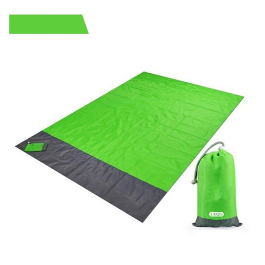 outdoor equipment : Waterdichte Strandmat, Draagbare Picknickmat voor Buiten - Blauw in Groente van Pantino