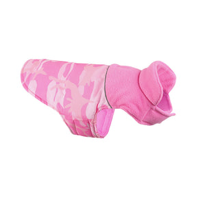 pets : Stijlvol Omkeerbaar Hondenjack met Camouflagestikselpatroon - Roze in van Pantino