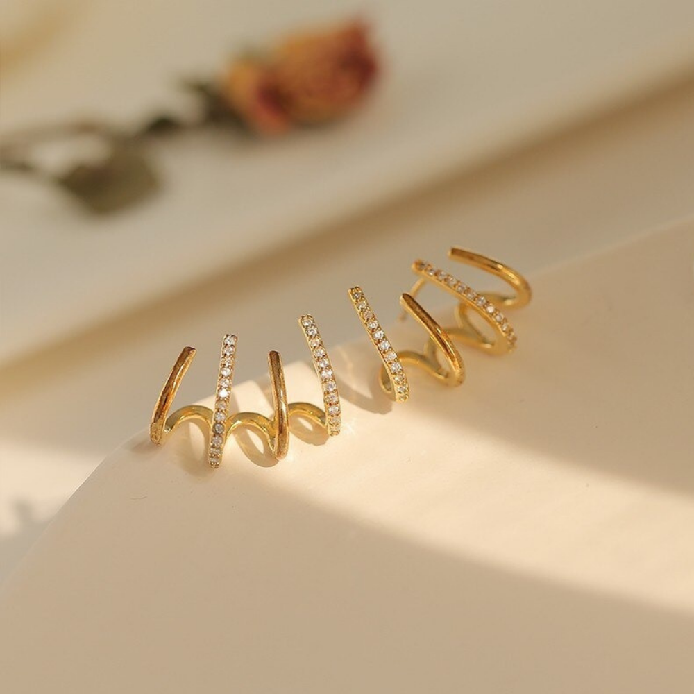 Earrings : Elegante Oorbellen (1+1) in van Pantino