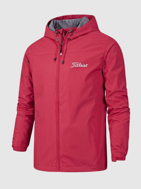 outdoor equipment : Lucas Waterdicht Windjack - Zwart in Rood van Pantino