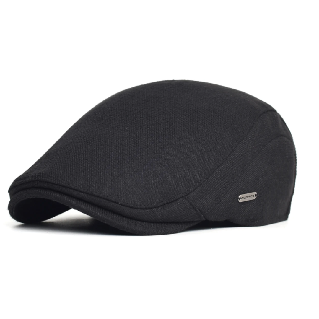 Beret : Streetsyle Baret Class Dames - Zwart in Zwart van Pantino