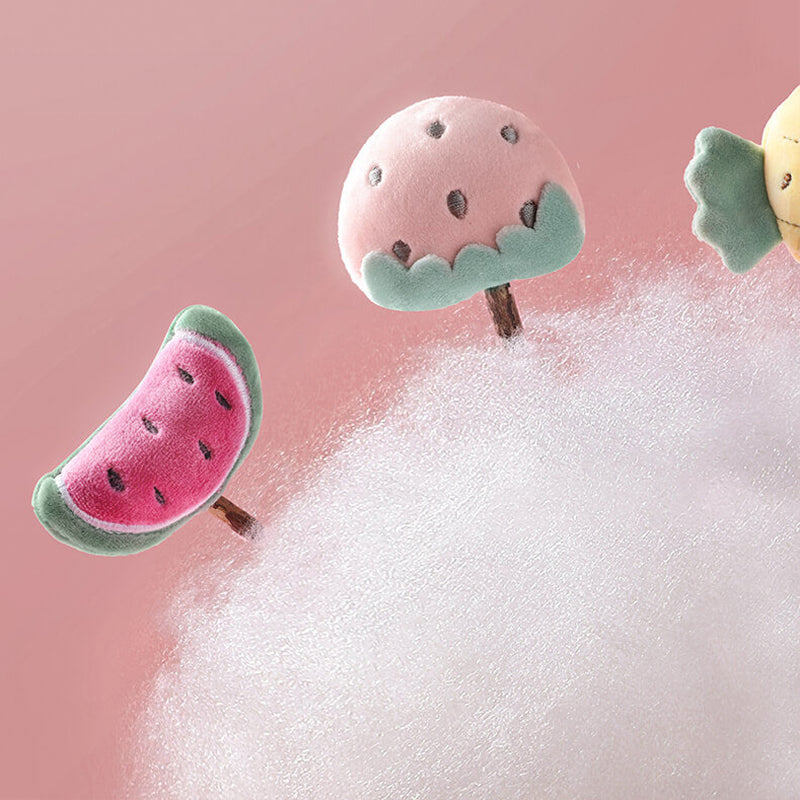 pets : Kattenspeelgoed Set Fruitvormen - Interactief Speelgoed - 6-Delig in van Pantino