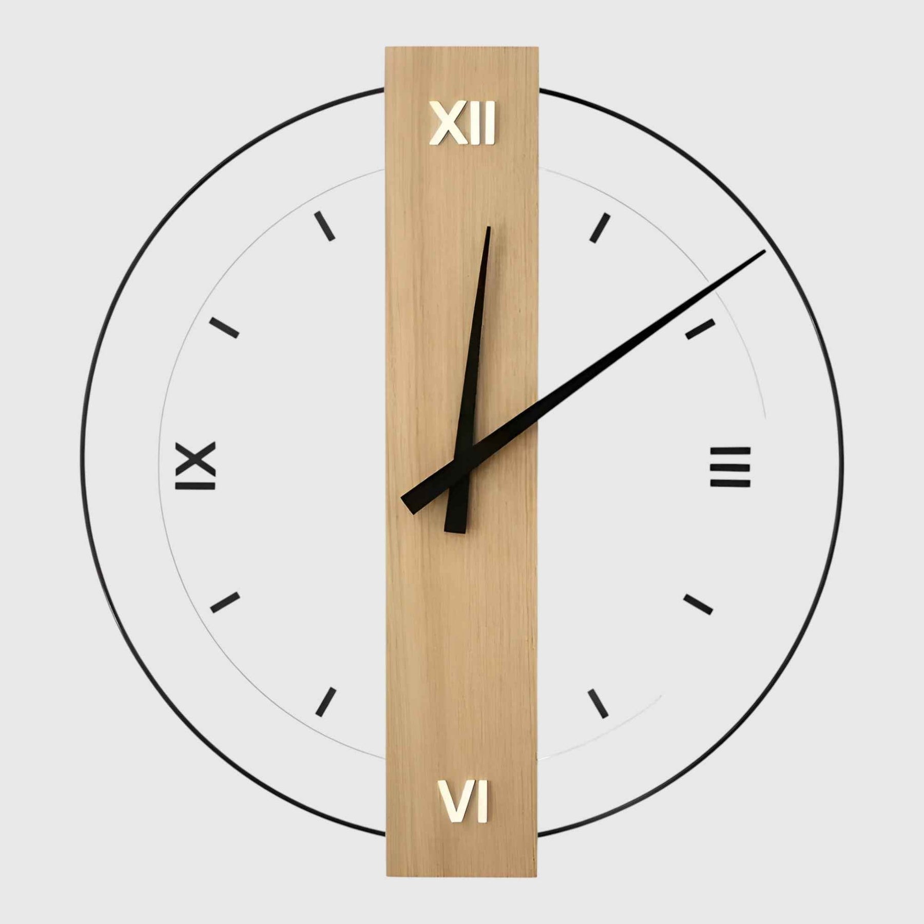 Horloges murales : Houten Design Wandklok Woonkameraccessoire in A van Pantinoshop