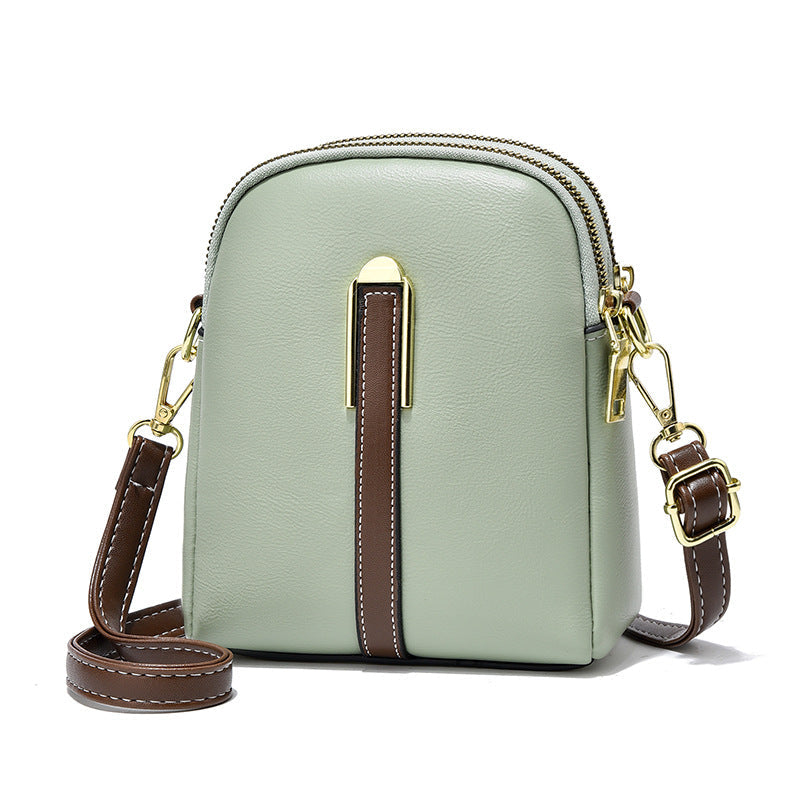 bags : Crossbody Tas Dames Zwart - Mini in Groen van Pantino