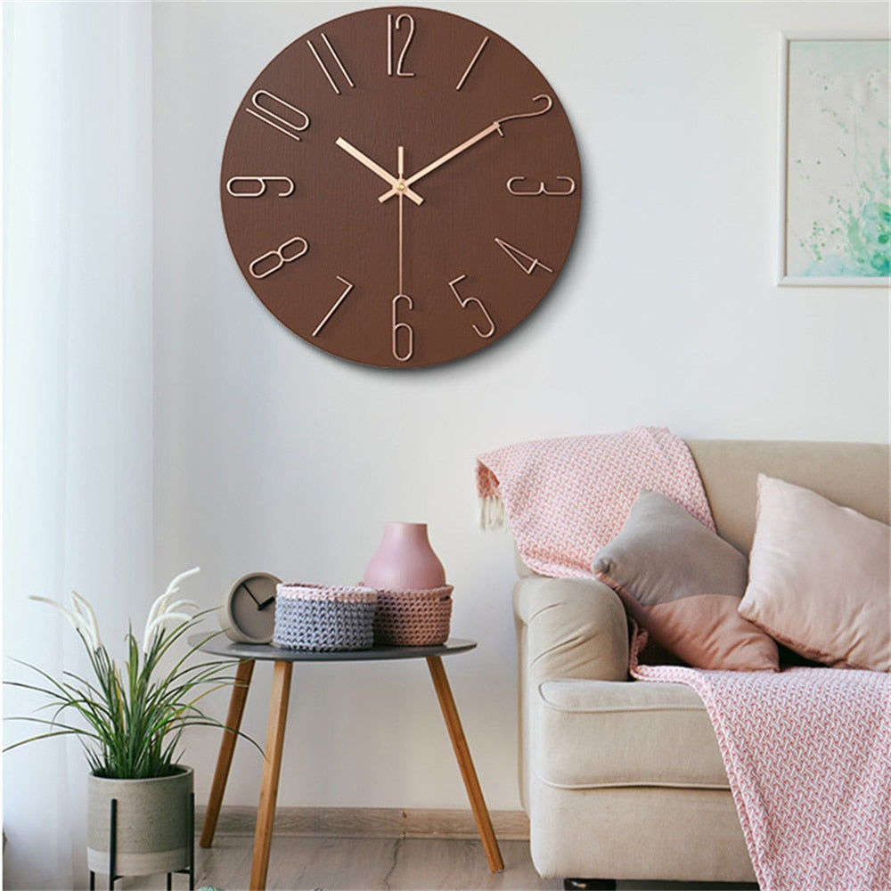 home & garden : Moderne Kunststof Wandklok - Trendy Klokontwerp - Geeft een Moderne Toets aan Uw Ruimte in van Pantino