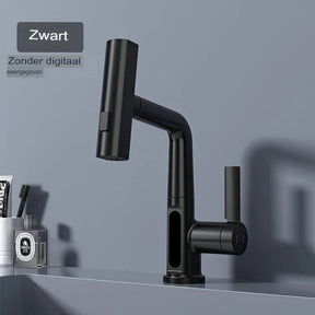 home & garden : Slimme Kraan met Digitaal Display - Temperatuur Watermeting - RVS in Zwart zonder digitaal display van Pantino