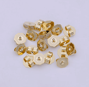 Earring Backs : Oorbellen Achterstopper - Zilver in Goud van Pantino