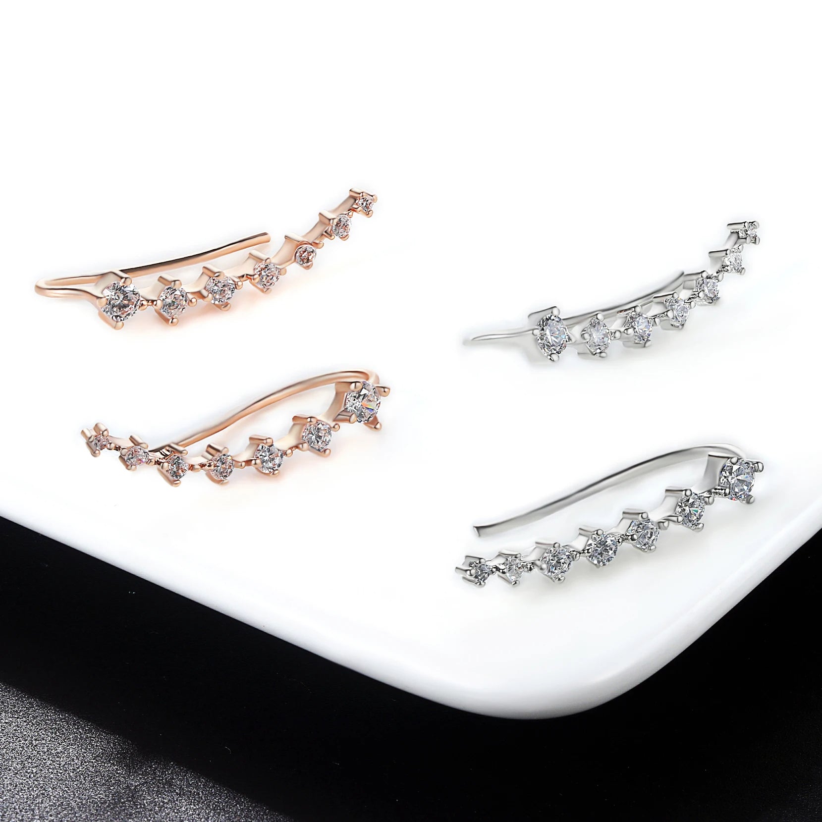 Earrings : Diamanten Oorbellen met Zeven Sterren Dames - Goud in van Pantino