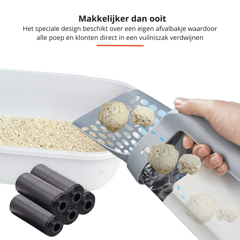 pets : EasyScoop - Een Schone en Stankvrije Kattenbak in een Handomdraai in van Pantino