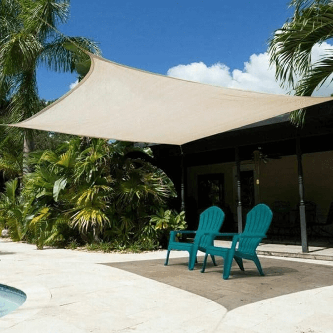 outdoor equipment : Zonneschermnet Zwart HDPE - UV Werend Schaduwdoek voor Terras & Tuin in van Pantino
