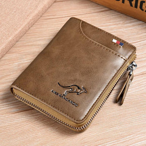 bags : Rfid Safety Wallet - Een Compacte en Veilige Portefeuille - Khaki in Khaki van Pantino